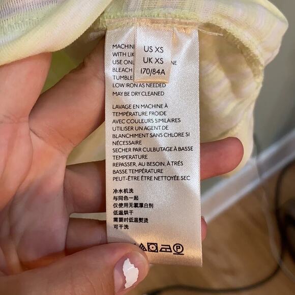 NWT free people neon line combo women’s top - Picture 7 of 8